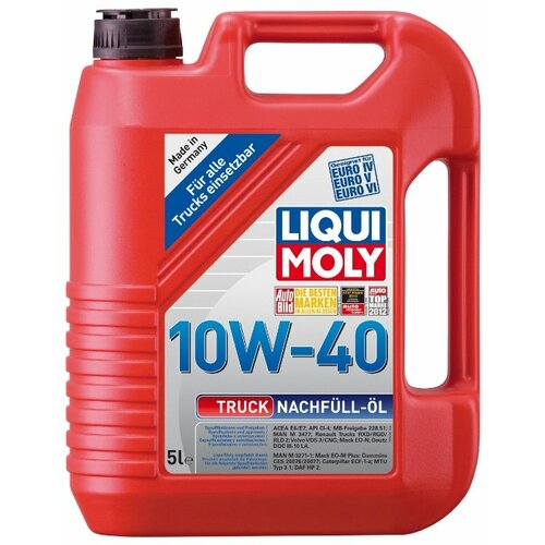 Полусинтетическое моторное масло LIQUI MOLY Truck-Nachfull-Oil 10W-40, 5 л