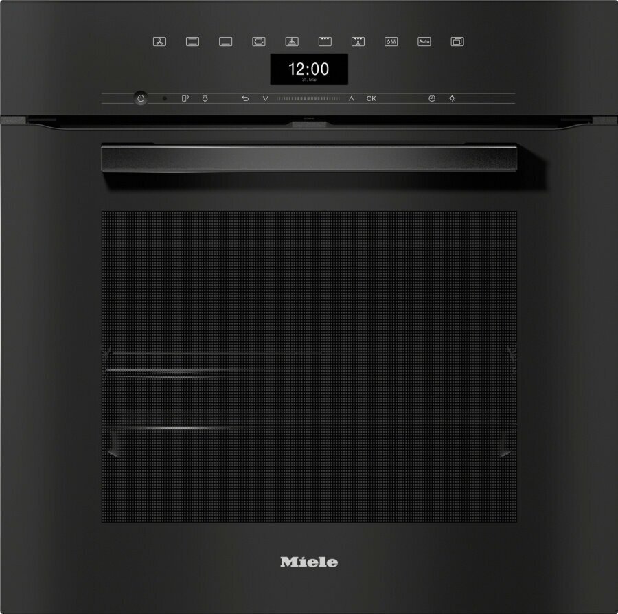 Встраиваемый духовой шкаф Miele H 7460 B OBSW, черный - фотография № 2