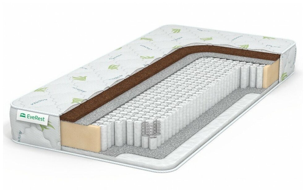 Матрас Everest Ту-Вэй Кокос-Хол S1000 (80 х 195 см)