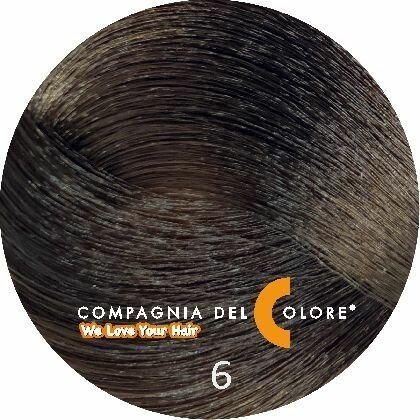 6 COMPAGNIA DEL COLORE Темно-русый натуральный краска для волос 100 МЛ оригинал