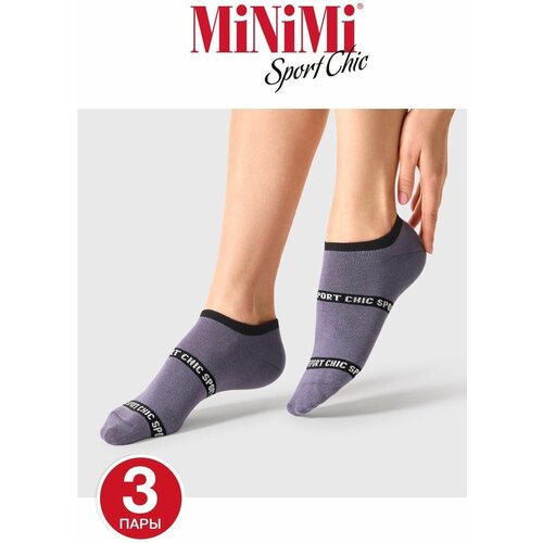 Носки MiNiMi, 3 пары, размер 39-41 (25-27), серый носки minimi 3 пары размер 39 41 серый