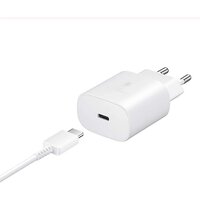 Сетевое зарядное устройство Samsung Super Fast Charge 25 Вт с кабелем USB-C