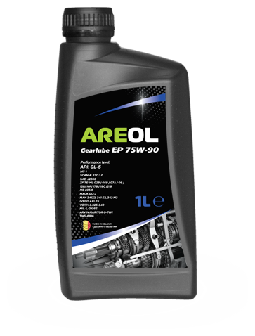 AREOL Gearlube EP 75W90 (1л) полусинт. трансм. масло для гипоидных передач\ API GL-5, MB 235.8 75W90AR083