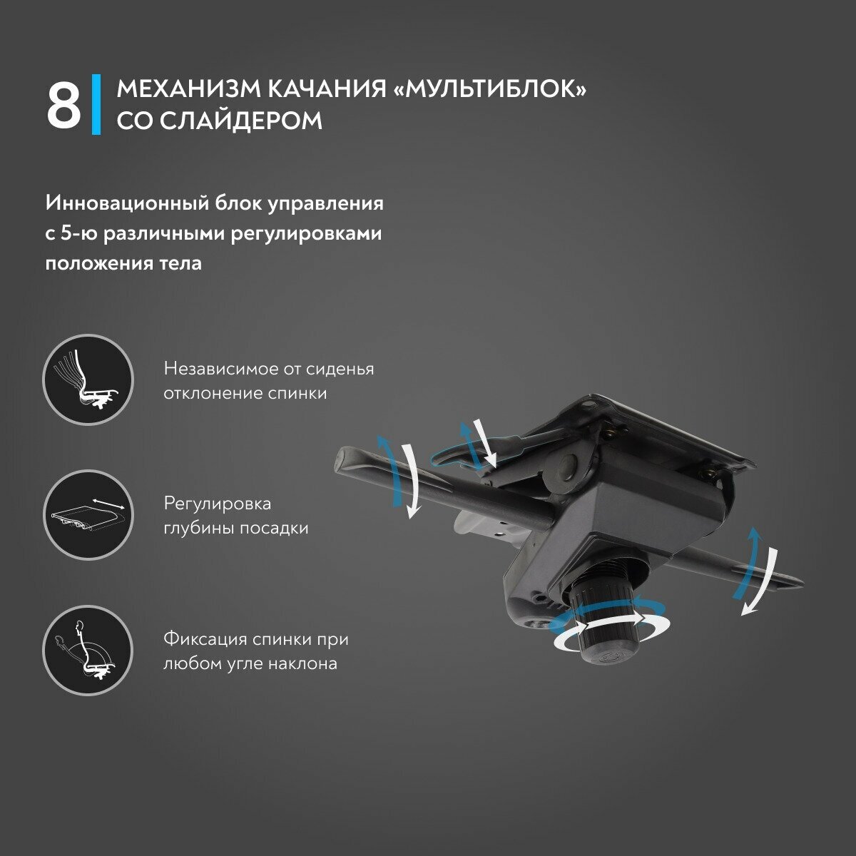 Кресло руководителя Метта SL-1.03/SL-1.04, сетка, кожа, бежевый (z302688873/z312293487) - фотография № 10