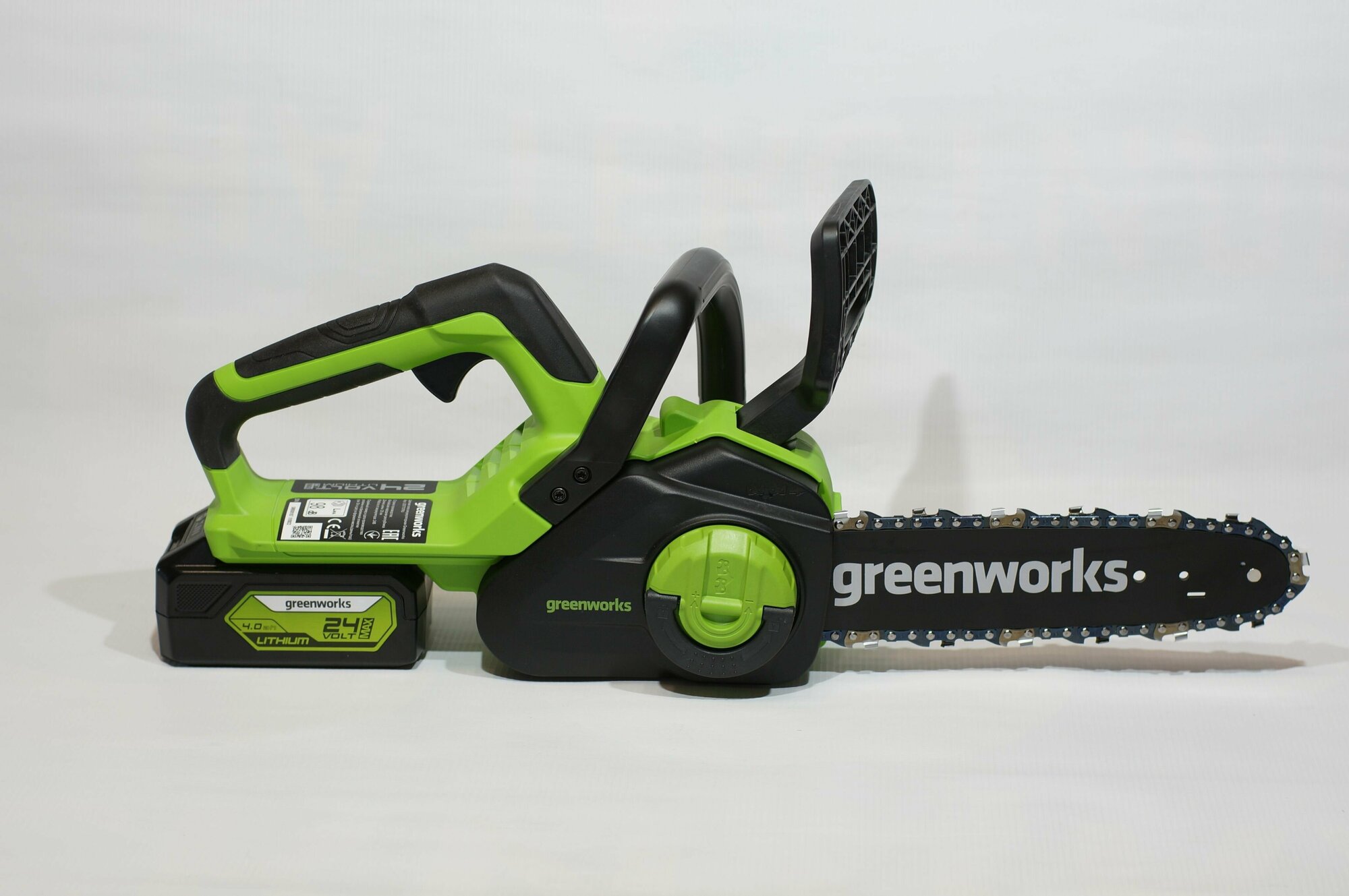 Цепная пила аккумуляторная Greenworks Арт. 2007707, 24V, 25см, без АКБ и ЗУ