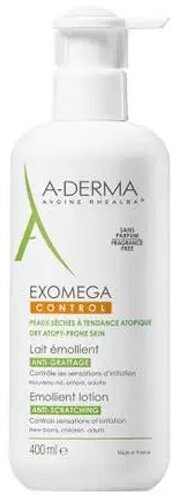 Лосьон A-DERMA Смягчающий для лица и тела, 400 мл