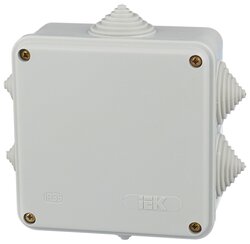 Распределительная коробка IEK KM41234 наружный монтаж 100x100 мм