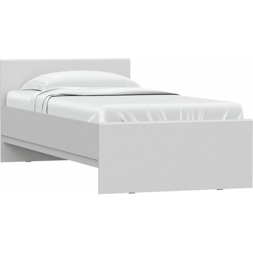 Односпальная кровать НК-Мебель Штерн Белый матовый