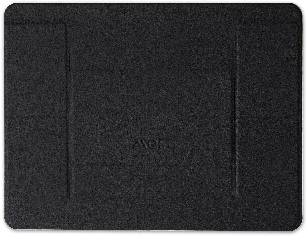 Клейкая подставка для ноутбука MOFT Laptop Stand / 2 положения / Многоразовая / Черная