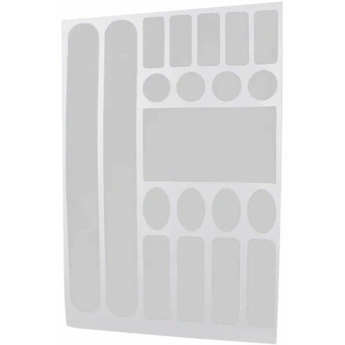 Комплект защитных наклеек для велосипеда, 20 штук, прозрачные