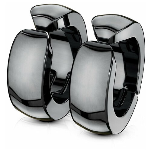 Оригинальные серьги кольца-круглые клипсы из твердой ювелирной медицинской стали для мужчин и женщин