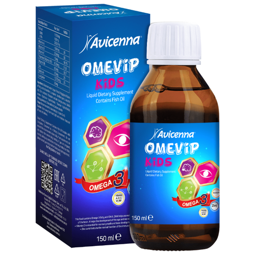 Avicenna OmeVip Kids сироп для детей фл., 150 мл, 150 г, ваниль