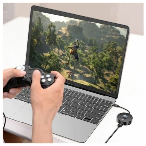 Хаб-переходник Переходник BASEUS Round Box Разветвитель USB - 1xUSB30 3xUSB20 1 м черный 122000₽
