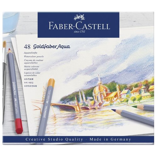 фото Faber-Castell Акварельные карандаши Goldfaber Aqua, 48 цветов (114648)