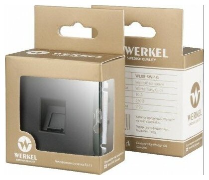 Розетка Werkel WL08-SKGSC-01-IP44 Aluminium, 16 А, с защитной шторкой, с заземлением - фотография № 13