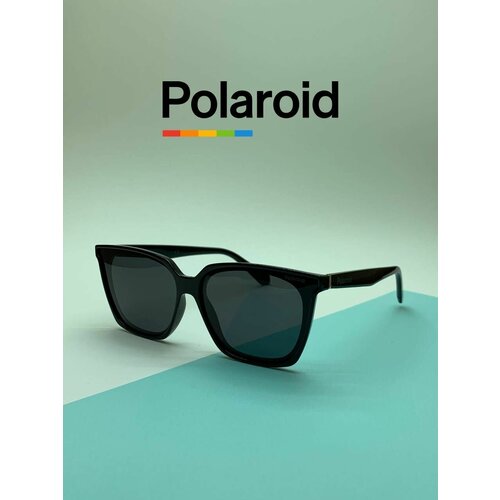 солнцезащитные очки polaroid золотой серый Солнцезащитные очки Polaroid, черный