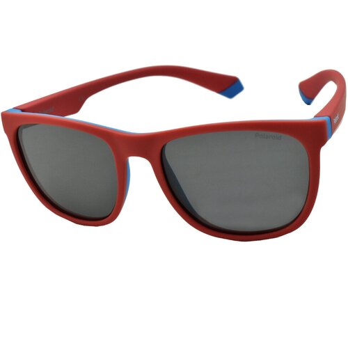 Солнцезащитные очки Polaroid, вайфареры, красный