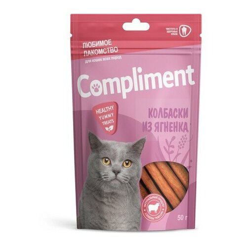 COMPLIMENT лак-во Колбаски из мяса ягненка д/кошек 50гр