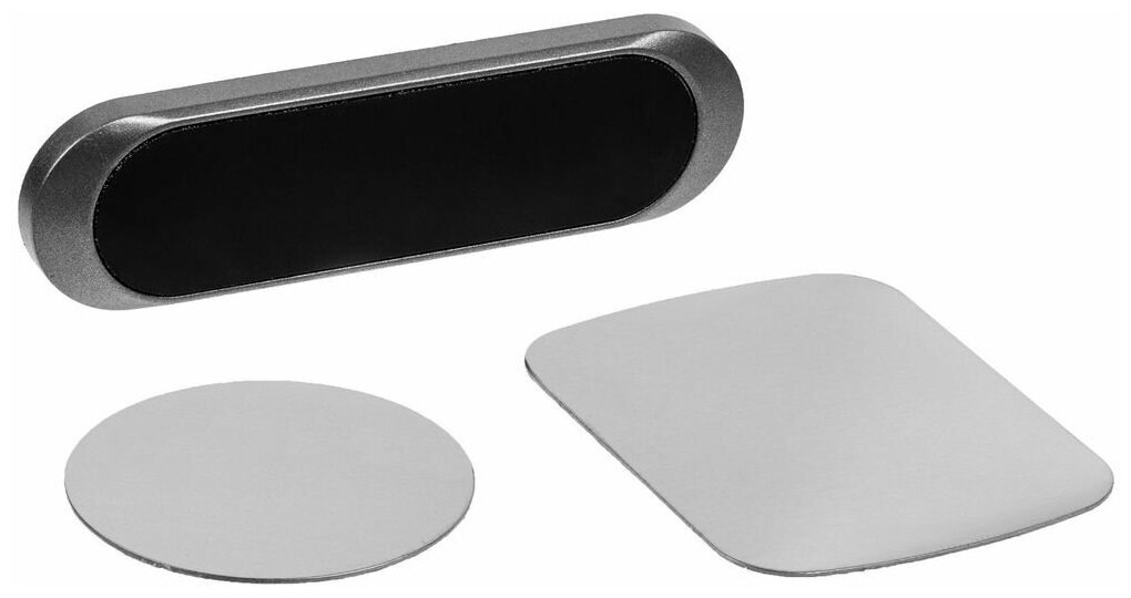 Магнитный держатель для смартфоноа телефона Inch, серебристый подарок мужчине парню папе девушке женщине маме подруге