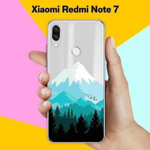 Силиконовый чехол Снежные горы на Xiaomi Redmi Note 7 силиконовый чехол на xiaomi redmi s2 redmi y2 сяоми редми с2 редми y2 горы арт 1 прозрачный