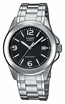 Наручные часы CASIO Collection Men MTP-1259PD-1A, черный, серебряный