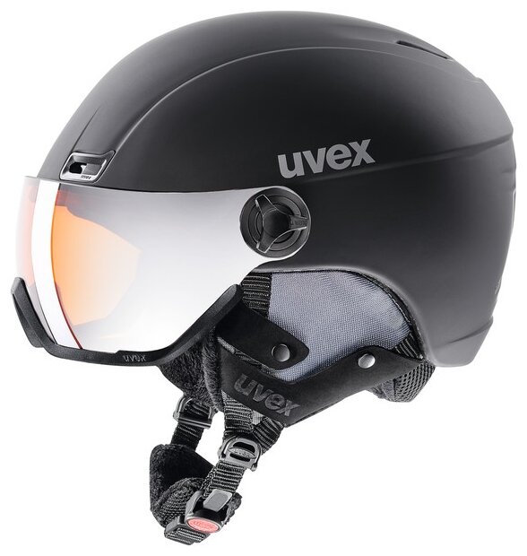 Шлем UVEX 2022-23 Hlmt 400 visor style uvex black mat Black Mat (см:53-58)