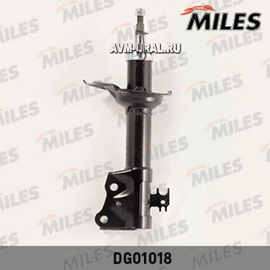 MILES DG01018 Амортизатор Toyota Yaris/Vitz 99-06, Platz 99-05; Geely MK 08- передний Miles газовый