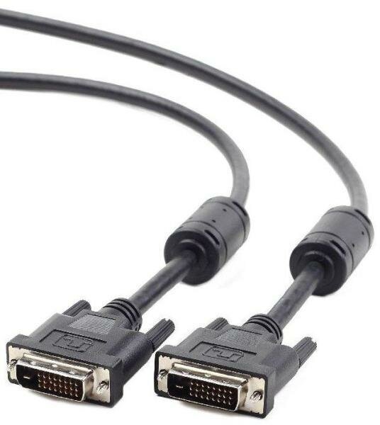 Кабель DVI-DVI 3.0м Dual Link Gembird экранированный ферритовые кольца черный CC-DVI2-BK-10M - фото №3