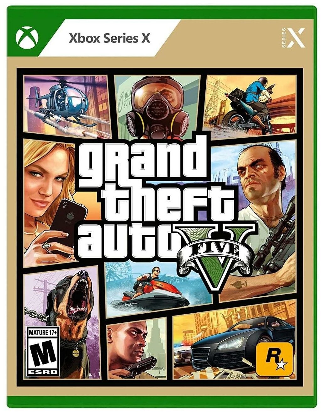 Игра для Xbox Series X Grand Theft Auto V (EN Box) (русские субтитры)