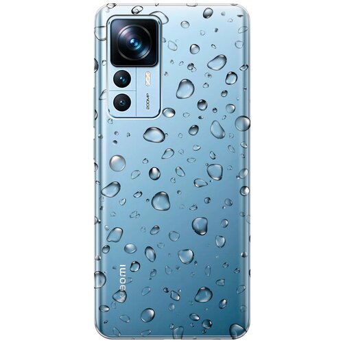 Силиконовый чехол с принтом Rain для Xiaomi 12T / 12T Pro / Сяоми 12Т / 12Т Про силиконовый чехол на xiaomi 12t pro сяоми 12т про зима 7