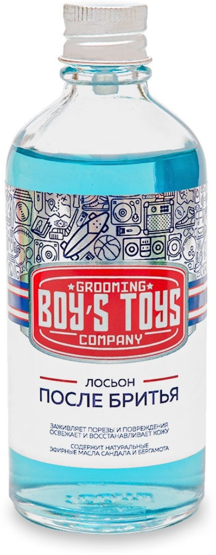 Boy's Toys Лосьон после бритья "Сандал & Бергамот", 100 мл.