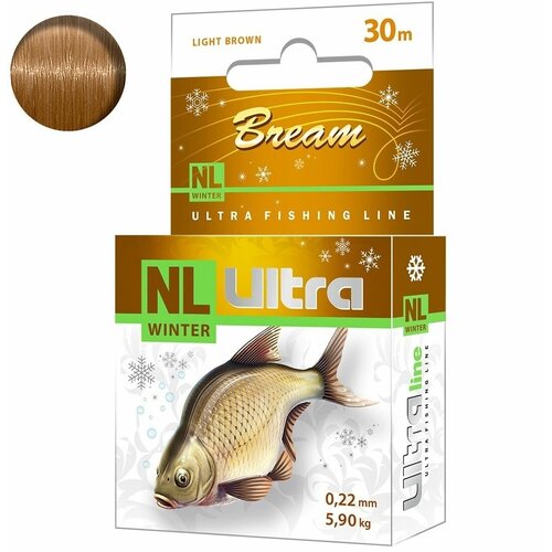 leska aqua nl ultra bream lesh 100m018mm Леска Aqua NL Ultra Bream лещ 0.22 30м