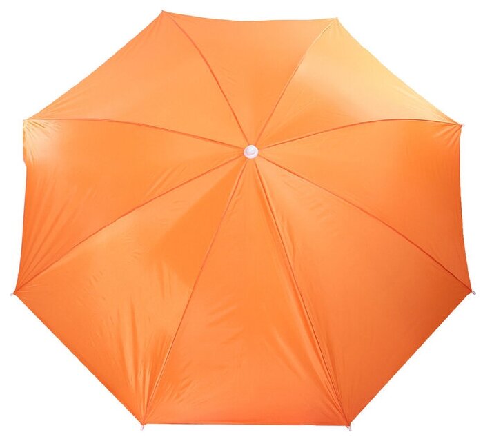 Зонт пляжный «Классика», d=240 cм, h=220 см, цвета микс - фотография № 7