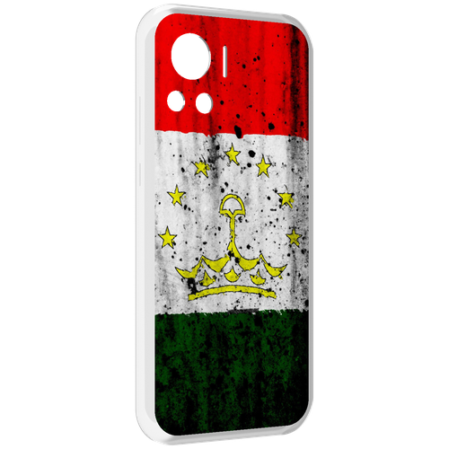Чехол MyPads герб флаг таджикистан для Motorola Edge 30 Ultra задняя-панель-накладка-бампер