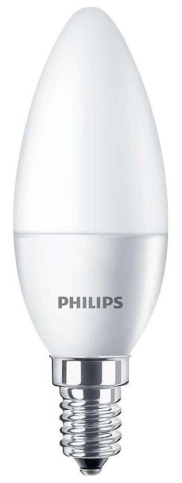 Светодиодная лампа Philips 6.5W эквивалент 75W 2700K 620Лм E14 в форме свечи (комплект из 5 шт) - фотография № 4