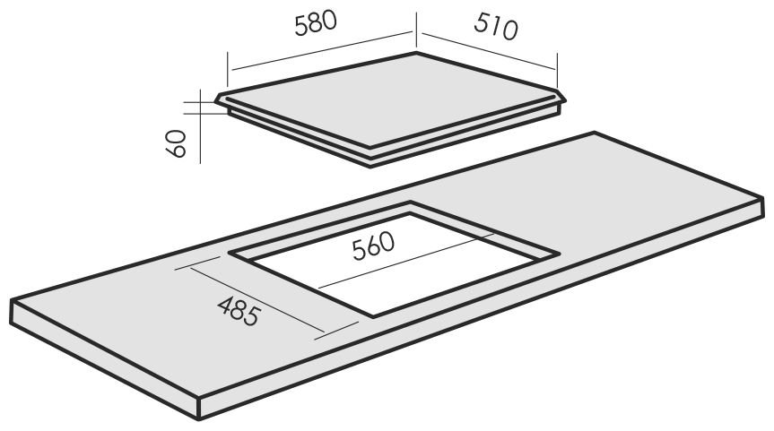 Газовая варочная панель MBS PG-610BL - фотография № 7