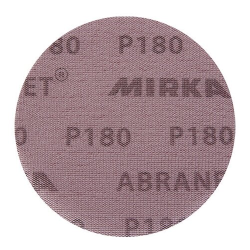 Диск шлифовальный Mirka Abranet d150 мм P180 на липучку сетчатая основа (5 шт.)