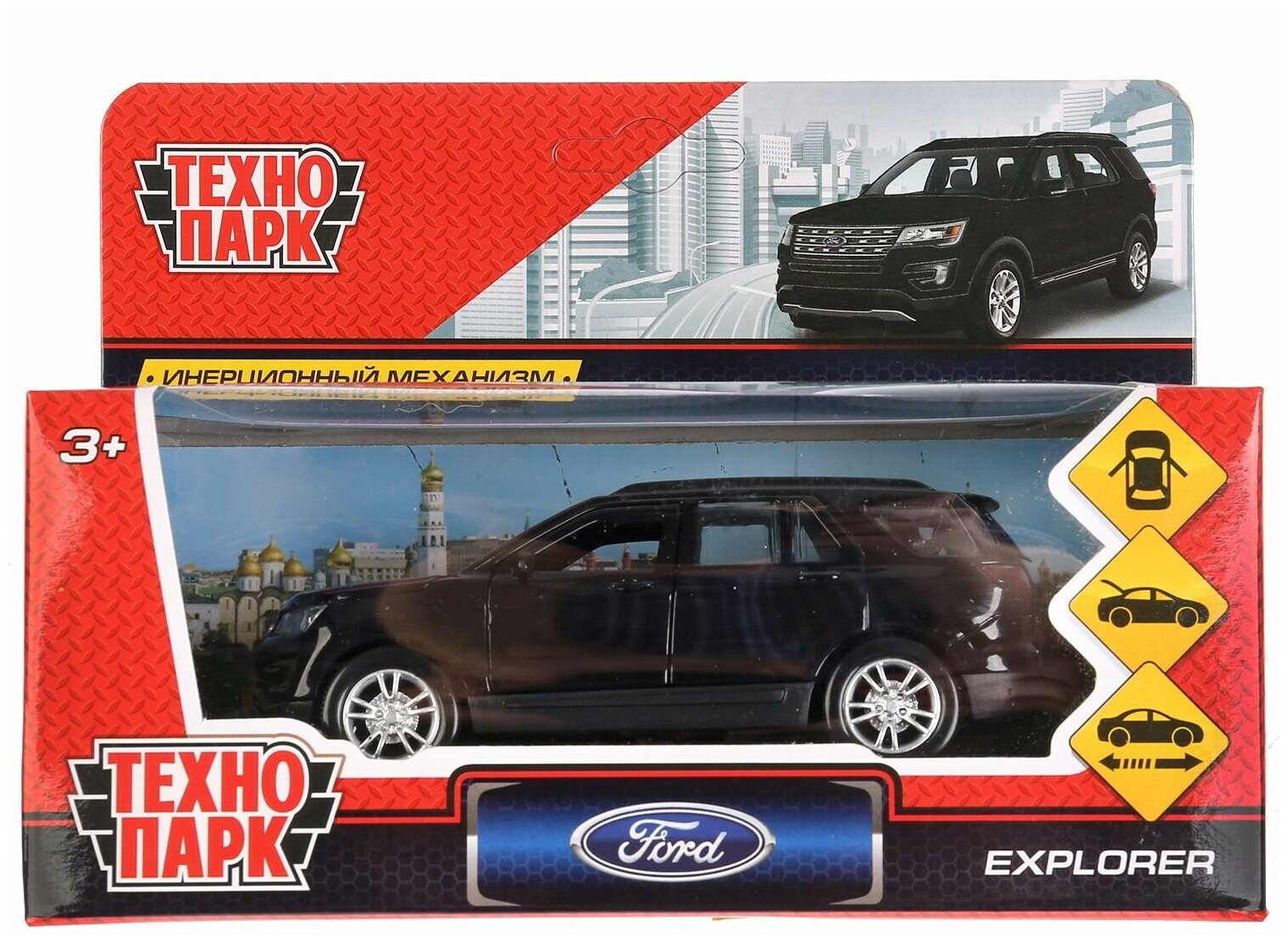 Машинка Технопарк FORD EXPLORER 12 см EXPLORER-BK