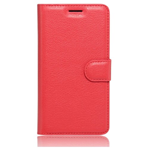 фото Чехол-книжка mypads для samsung star deluxe duos gt-s5292/ rex 90 gt-s5292 из качественной импортной кожи с подставкой застежкой и визитницей красный