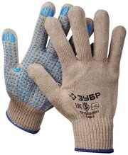 ЗУБР енисей, L-XL, акрил, покрытие ПВХ (точка), утеплённые перчатки, Профессионал (11463-XL)