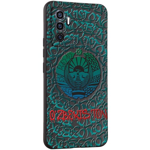 Силиконовый чехол Mcover для Vivo V23E с рисунком Ozbekiston graffity силиконовый чехол mcover для samsung galaxy a31 с рисунком ozbekiston graffity