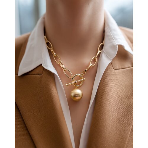 Колье Melissa jewelry, длина 48 см, золотистый