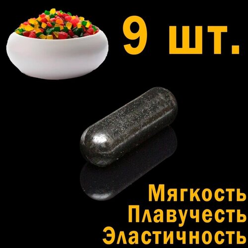 SOOREX PRO, Мягкие, ароматизированные приманки BARREL, Силиконовые приманки со вкусом тутти-фрутти