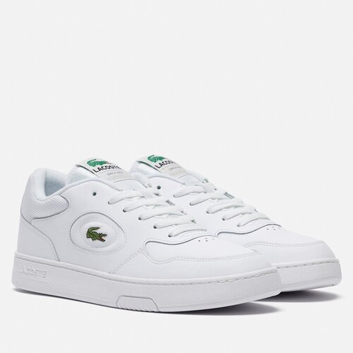 Кроссовки LACOSTE, натуральная кожа, размер 42.5, белый