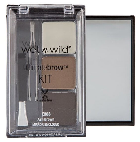 Набор для бровей ultimate brow kit тон 1111497e soft brown wet n wild Markwins Beauty Products CN - фото №12