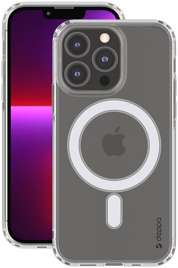 Накладка Deppa Gel Pro c Magsafe для Apple iPhone 13 Pro прозрачная (арт.88096)