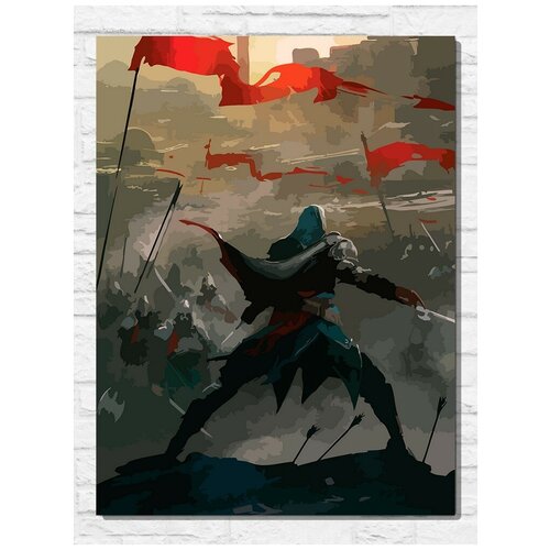 Картина по номерам на холсте игра Assassin's Creed Revelations - 11500 В 30x40 картина по номерам на холсте игра assassin s creed iv черный флаг 11497 в 30x40