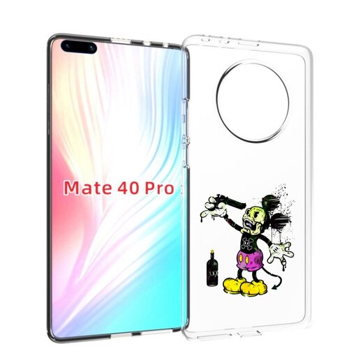 Чехол MyPads Драг Микки для Huawei Mate 40 Pro (NOH-NX9) задняя-панель-накладка-бампер