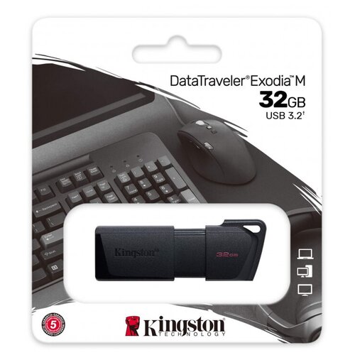 USB флешка 32Gb Kingston DataTraveler Exodia M USB 3.2 Gen 1