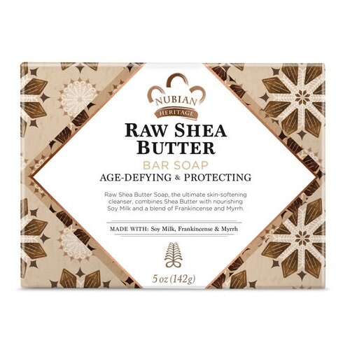 nubian heritage кусковое мыло с маслом манго 142 г Nubian Heritage Мыло кусковое Raw Shea Butter, 142 г